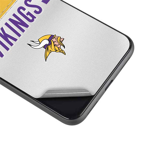 NFL Minnesota Vikings White Striped Google Pixel 4 XL Skin